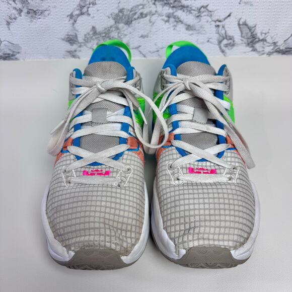 Nike Lebron Witness VII Basketball Shoes Size 7.5 Grey Fog Hyper Pink Athletic - Picture 12 of 14